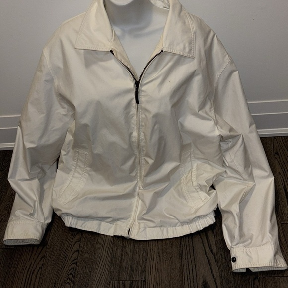 Liz Claiborne The Micro off white golf light jacket Sz M - Picture 3 of 16
